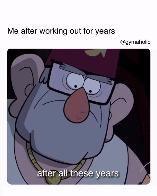 Me After Working Out For Years