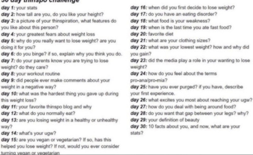 Day 9: Any Negative Comments Ever Made On Your Weight