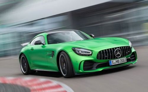 Mercedes-AMG GT, green car, on-road wallpaper @wallpapersmug : https://ift.tt/2FI4itB - https://ift.