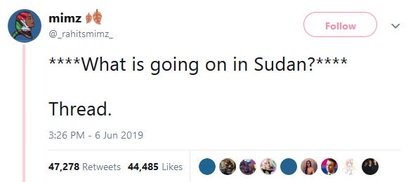 gahdamnpunk: If you haven’t heard there is a literal massacre going on in Sudan.
