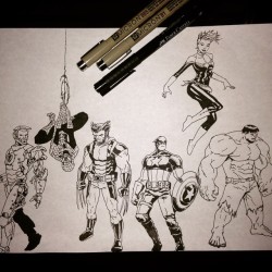 Markster02:  I Think This Is My First Drawing In A Long Time That I Used Many Superheroes