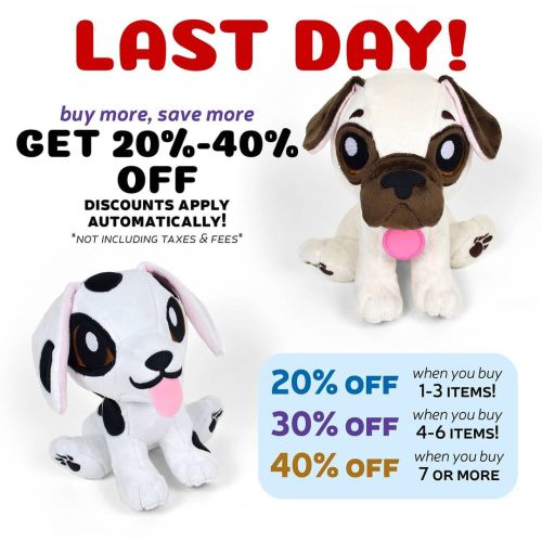 Hi everyone! I just wanted to pop in with a reminder that today is the last day of my Black Friday s