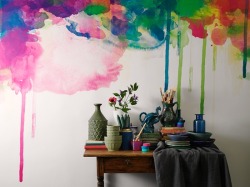 firsthome:  Henrik Bonnevier watercolor wall