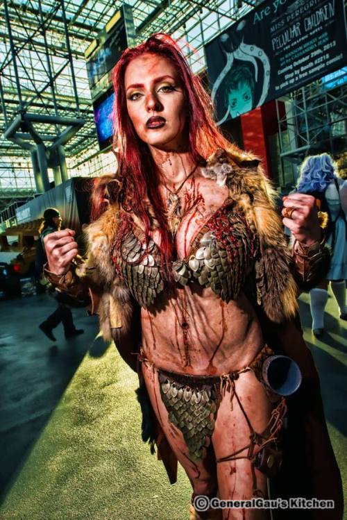 Porn Pics demonsee:  Battle scarred Red Sonja by ErrorFett