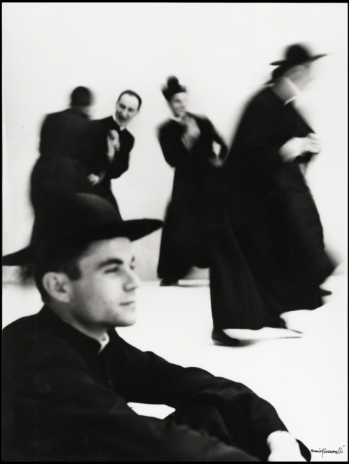loverofbeauty:  Mario Giacomelli:  Pretini  (Little Priests)  1960s 