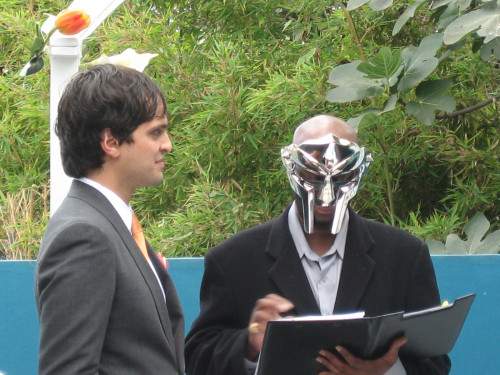 chuckdominguez:DOOM officiating a wedding