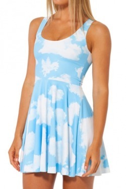 eatingisfab:  These dresses range from $15 to $17  Sky Blue Dress Galaxy Dress Map