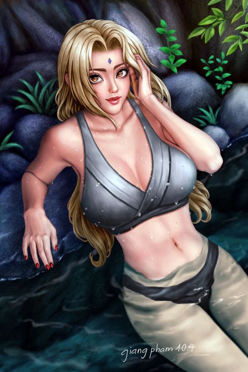 fantasy-scifi-art:  Senju Tsunade by Giangpham104