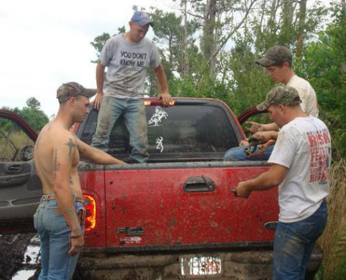 Redneck playtime.