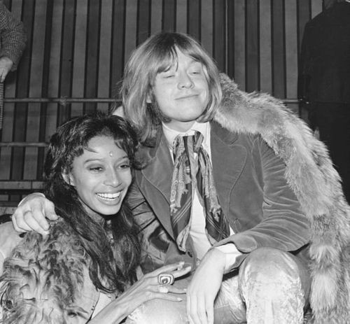 Donyale Luna With Brian Jones