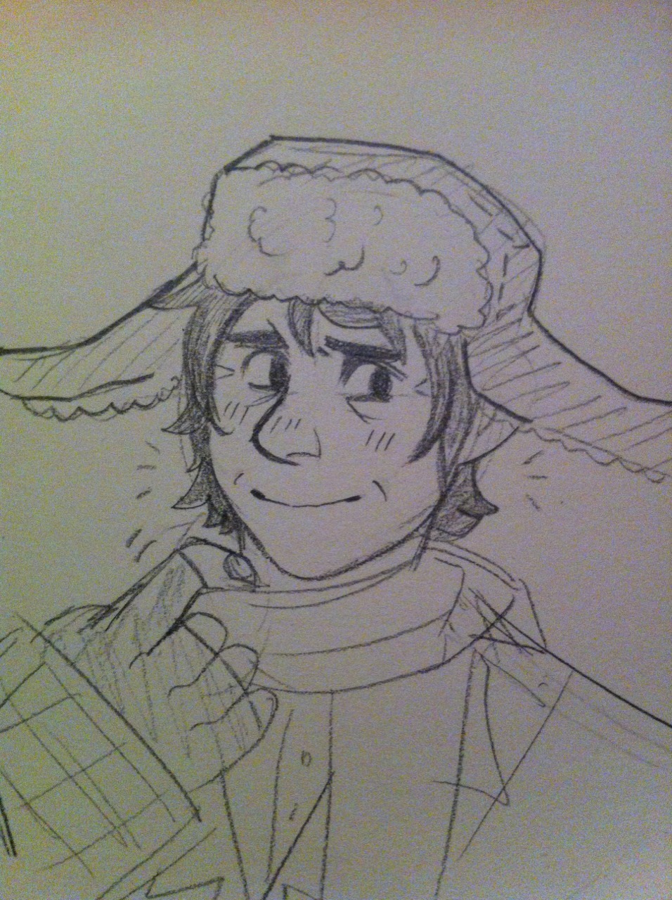 werecakes:  barracutie:  If Bofur cut off his lovely hair for Bilbo in Bag End ;_;