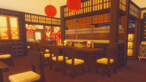 magalhaessims:JAPANESE RESTAURANT (LITE CC)On your Sims’s trip to Mt. Komorebi, don’t forget to stop