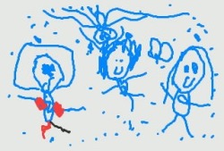 Oh Wait I Have One More Drawing For You All~!This Is From My Niece She Has Drawn