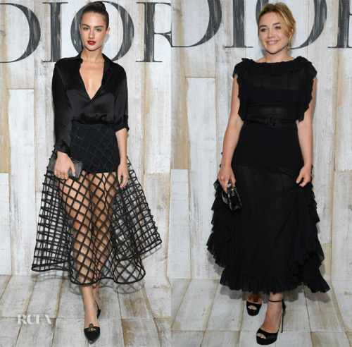 Front Row at the Dior Cruise 2019 Show.Olivia Cooke, Paris Jackson, Charlie Heaton, Natalia Dyer, Ar