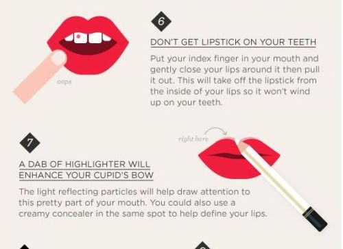 radicalrascality:heartsoulandcurves:The 10 Commandments of Lipstick… Also. wear whatever color you w