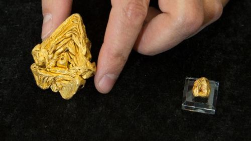 The world&rsquo;s largest single gold crystalMost nuggets are amalgamations of many tiny crystal