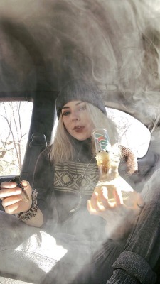 greenfairywingz:Backseat hotbox 💫 insta