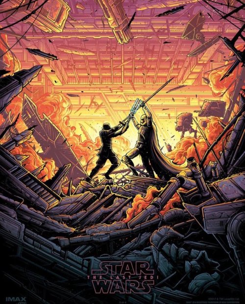 pixalry:Star Wars: The Last Jedi IMAX Poster Series - Created by Dan Mumford