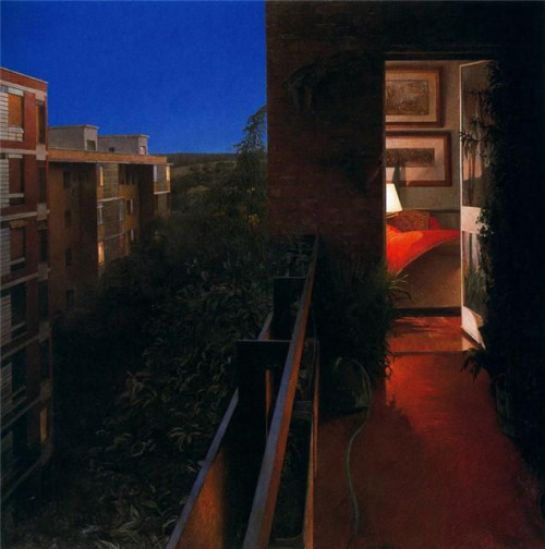 huariqueje: Summer Night   -   Clara Gangutia   1996Spanish b.1952-