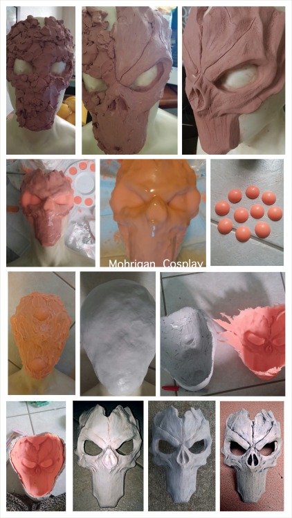 mohrigan:  Mask Casting Tutorial Made for my Darksiders II Death cosplay *My English is not the best but I always try to explain it the best I can, apologize if any errors.* My page: www.facebook.com/m.cosplay Materials Used Oil Base Clay | ű 2lb Rebound