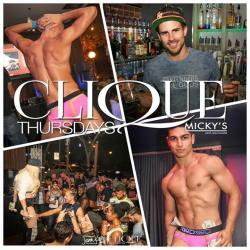 gayweho:  T O N I G H T CLIQUE THURSDAYS