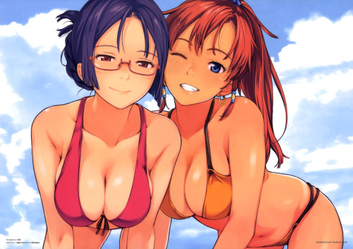 kininaruarekore:  bellows and ridget (suisei no gargantia) drawn by kamo (gafas) - Danbooru 