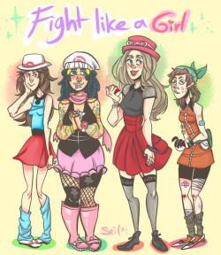 pizzeta:  pokemon ladies headcanons in honor