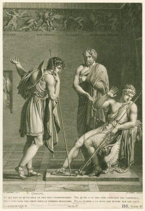 hadrian6:Orestes and Pyrrus.  Anne Louis Trioson Girodet. French. 1767-1824.hadrian6.tumblr.c