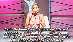 bangarz:  Miley Cyrus on making music videos {x} 