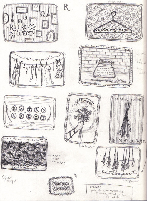 sketches for gift cards