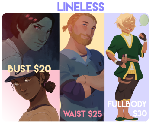 torbjornkin: COMMISSIONS ARE OPEN!! heya i’m gina and i wanna start saving up some money to be able