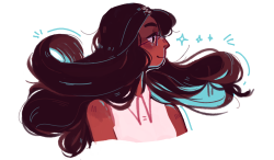 hatsumeis:  long hair 