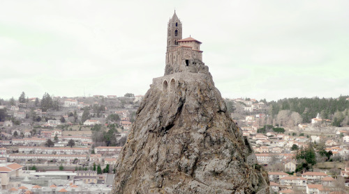 marthajefferson:Saint Michel d’Aiguilhe, France The Chapel of St Michael d'Aiguilhe is a pilgrimage 