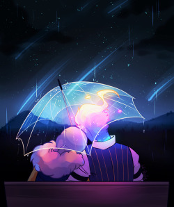 le-poofe: ~ Meteor Shower ~ This is an art