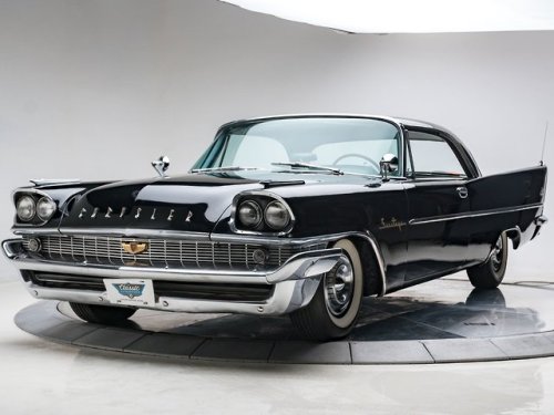 jacdurac:   1958 Chrysler Saratoga    331 CID Hemi engine with 250 horsepower runs smooth and strong and the Push Button automatic transmission   