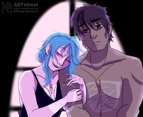 bluemysterybabe: “Awe, did you miss us?” Vika and the Corpse are still around.  ((Full Image under c