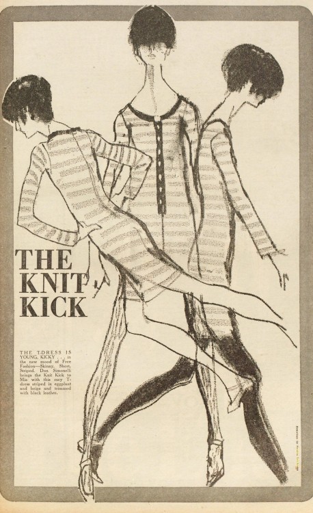 #FlashbackFridayThe Master &hellip;..   Sandra Leichman Illustrations for WWD Story The Knit Kick (M