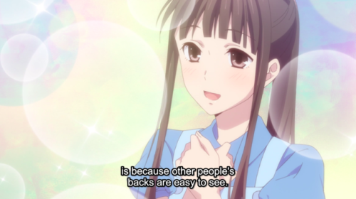 sailormoonsub: TOHRU TAKES LIKE 10 MINUTES TO EXPLAIN HER THEORY OF SELF REFLECTION IN THE FORM OF A