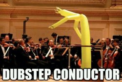 collegehumor:  Dubstep Conductor He’s perfect