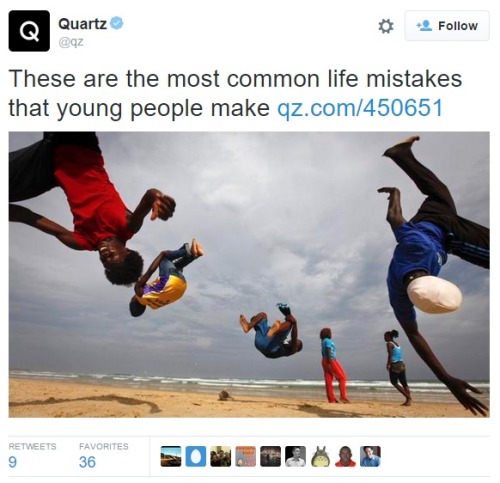 ostolero - Most common life mistakes - hurtling with reckless...