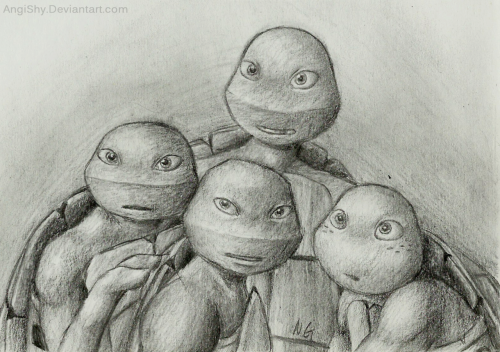 winnyverse: “TMNT 2012 Maskless” by Angi-Shy. If you love this as much as I do, take a s