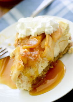 lustingfood:  Caramel Apple Cheesecake