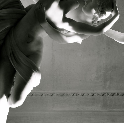 Psyche Revived by Cupid’s Kiss (detail and rotation), 1793 AD, by Antonio Canova.Location: The Musée