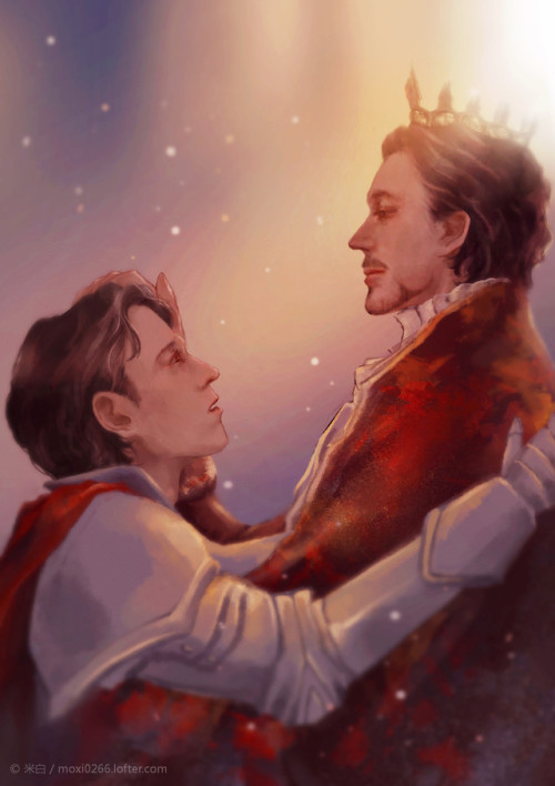 noncommited-writer:cyberdelph:King and Knight AU by moxi0266Holy fuck this is fucking gorgeous ❤❤❤