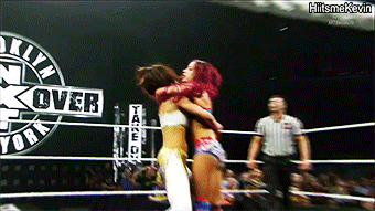 hiitsmekevin: The reaction after Bayley Vs Sasha Banks at NXT Brooklyn