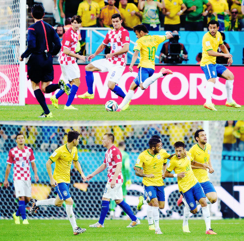 mishal-77:  The opening of the World Cup.  Brazil 3 vs 1 Croatia marcelo (Own goal)