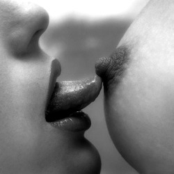 Sexy sensual kiss