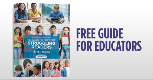Downloadable guide: 45 Ways to Support Struggling Readers 