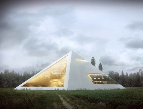 Modern Pyramid House by Juan Carlos Ramos.(via Modern Pyramid House by Juan Carlos Ramos - My Modern