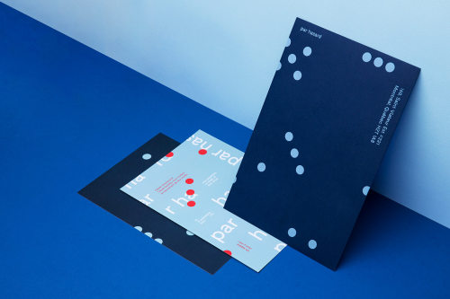thedsgnblog:  Studio Identity by Par Hasard “Par hasard (french) could be translated to: coinc